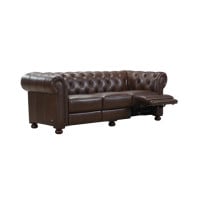 Mirae Power Inclining or Stationary Leather Sofa or Set Get FREE Leather Samples