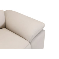 Lucca Power Reclining Leather Sofa or Set with Manual Adjustable Headrest Get FREE Leather Samples