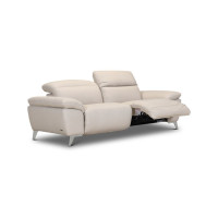 Lucca Power Reclining Leather Sofa or Set with Manual Adjustable Headrest Get FREE Leather Samples