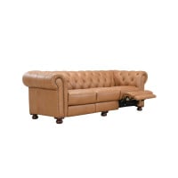 Mirae Power Inclining or Stationary Leather Sofa or Set Get FREE Leather Samples