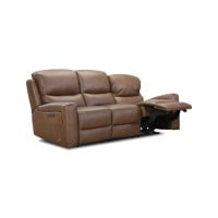 Allen Power Reclining Leather Sofa or Set with Power Headrests  Zero Gravity Get FREE Leather Samples