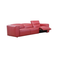 Axtra Power Reclining Leather Sectional With Power Headrest Get FREE Leather Samples