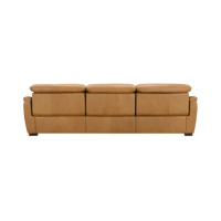 Messa Power Reclining Leather Sectional With Power Headrest Get FREE Leather Samples