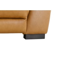 Messa Power Reclining Leather Sectional With Power Headrest Get FREE Leather Samples