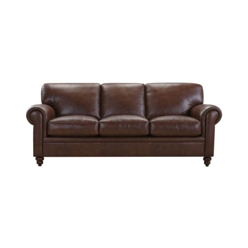 Brand New Torra Leather Sofa  And Ottoman 1 Available 65% Off Ready To Ship