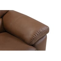 Brand New Revia Sofa Factory Packed  ONLY 1 AVAILABLE Ready To Ship In Grade 60 Rangers Russet