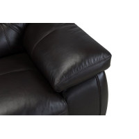 Gala Power Reclining Leather Sofa or Set with Power Tilt Headrest Get FREE Leather Samples