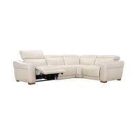 Napa Power Reclining Leather Sectional with Power Headrest Get FREE Leather Samples
