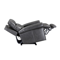 Flexsteel Alexander Power Reclining Leather Sofa or Set - With Power Tilt Headrest | Power Lumbar