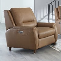 Austin Leather Match Power Reclining Sofa Or Set With Power Headrest