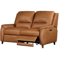 Austin Leather Match Power Reclining Sofa Or Set With Power Headrest