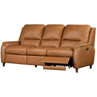Austin Leather Match Power Reclining Sofa Or Set With Power Headrest