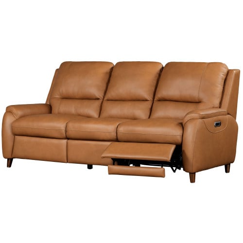 Austin Leather Match Power Reclining Sofa Or Set With Power Headrest