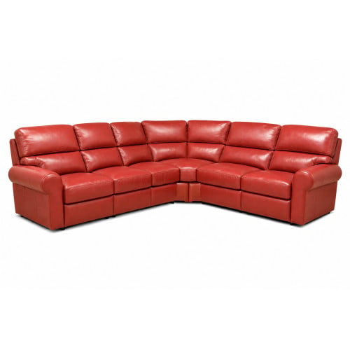 Barrow Cove Reclining Leather Sectional - Available with Power Recline | Power Lumbar
