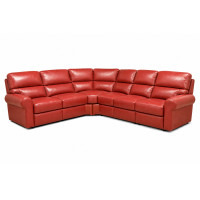 Barrow Cove Reclining Leather Sectional - Available with Power Recline | Power Lumbar