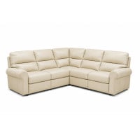 Barrow Cove Reclining Leather Sectional - Available with Power Recline | Power Lumbar