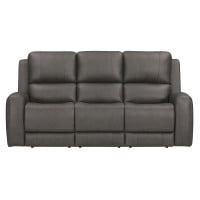 Belmont Leather Match Zero Gravity  Power Reclining Sofa Or Set With Power Headrest