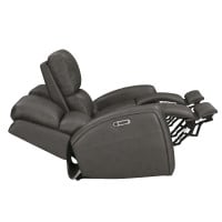 Belmont Leather Match Zero Gravity  Power Reclining Sofa Or Set With Power Headrest
