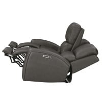 Belmont Leather Match Zero Gravity  Power Reclining Sofa Or Set With Power Headrest
