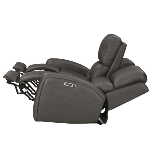 Belmont Leather Match Zero Gravity  Power Reclining Sofa Or Set With Power Headrest