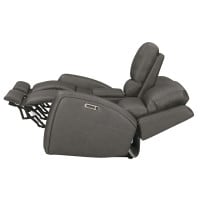 Belmont Leather Match Zero Gravity  Power Reclining Sofa Or Set With Power Headrest