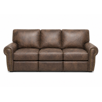 Beverra Reclining or Stationary Leather Sofa or Set - Available with Power Recline | Power Lumbar