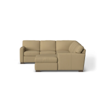 Flexsteel Bryant Stationary Leather Sectional