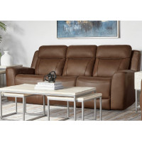 Calgary Leather Power Reclining Sofa Or Set With Power Headrest Available