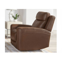 Calgary Leather Power Reclining Sofa Or Set With Power Headrest Available
