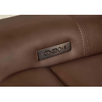 Calgary Leather Power Reclining Sofa Or Set With Power Headrest Available