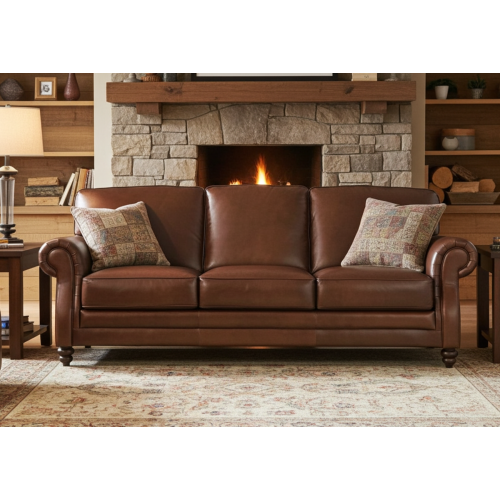 Camari Leather Sofa or Set Get FREE Leather Samples