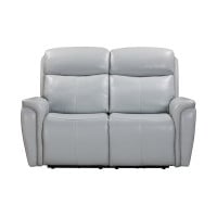 Cascade Leather Match Power Reclining Sofa Or Set With Power Headrest