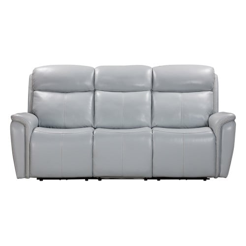 Cascade Leather Match Power Reclining Sofa Or Set With Power Headrest