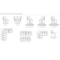 Flexsteel Catalina Power Reclining Leather Sectional With Option Power Tilt Headrest