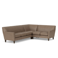 Flexsteel Digby Stationary Leather Sectional