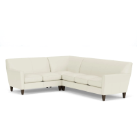 Flexsteel Digby Stationary Leather Sectional