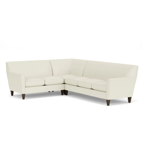 Flexsteel Digby Stationary Leather Sectional