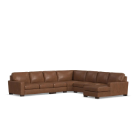 Flexsteel Endurance Stationary Leather Sectional