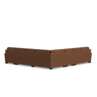 Flexsteel Endurance Stationary Leather Sectional