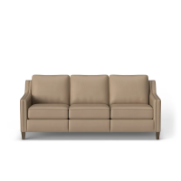 Flexsteel Finley Power Inclining Leather Sofa or Stationary Leather Sofa Set (Back Is Stationary On Recliners)