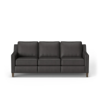 Flexsteel Finley Power Inclining Leather Sofa or Stationary Leather Sofa Set (Back Is Stationary On Recliners)