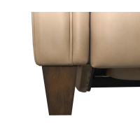 Flexsteel Finley Power Inclining Leather Sofa or Stationary Leather Sofa Set (Back Is Stationary On Recliners)