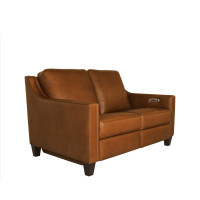 Flexsteel Finley Power Inclining Leather Sofa or Stationary Leather Sofa Set (Back Is Stationary On Recliners)