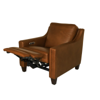 Flexsteel Finley Power Inclining Leather Sofa or Stationary Leather Sofa Set (Back Is Stationary On Recliners)