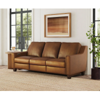 Flexsteel Finley Power Inclining Leather Sofa or Stationary Leather Sofa Set (Back Is Stationary On Recliners)
