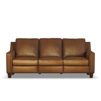 Flexsteel Finley Power Inclining Leather Sofa or Stationary Leather Sofa Set (Back Is Stationary On Recliners)