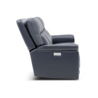 Harmony Triple Power Reclining Leather Sofa Home Theater Speaker Air Massage 3-Zone Heating Zero Gravity