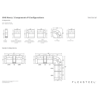 Flexsteel Henry Power Reclining Leather Sectional With Power Tilt Headrest | Power Lumbar