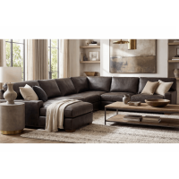 Java Deep Seating Leather Sectional