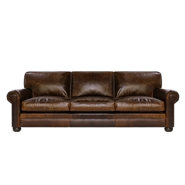 New Lanister Oversized Seating Leather 96 " Sofa, Loveseat And Cocktail Ottoman